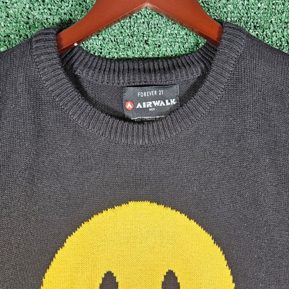Airwalk Skateboarding × Forever 21 Knit Sweater / Mens Size Large - Picture 6 of 11